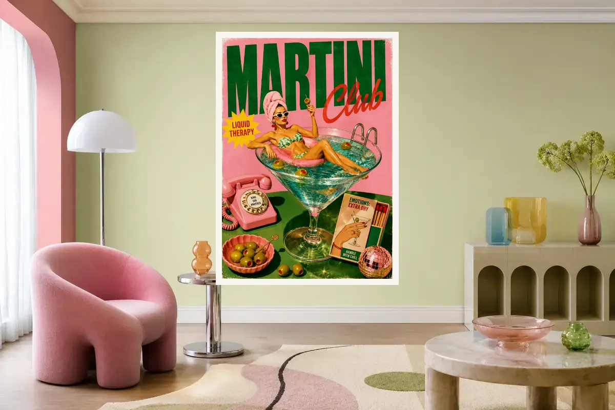 Martini Club shown in a styled interior