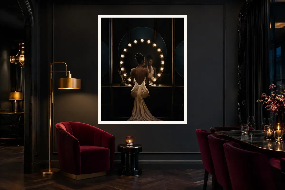 Midnight Dressing Room shown in a styled interior