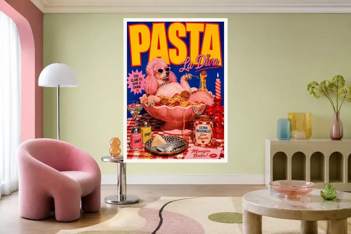 Pasta La Diva shown in a styled interior
