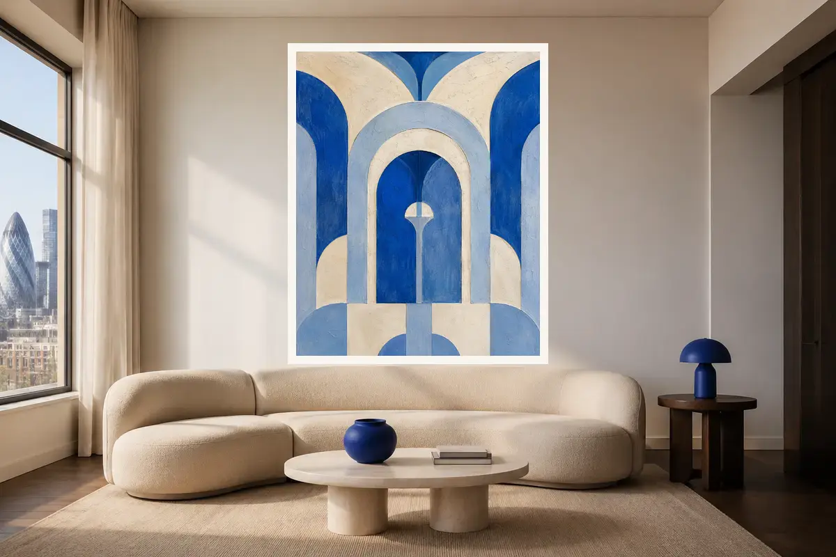 Porcelain Passage shown in a styled interior