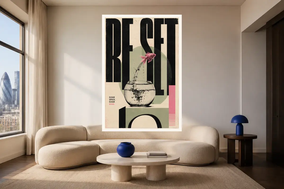 Reset shown in a styled interior