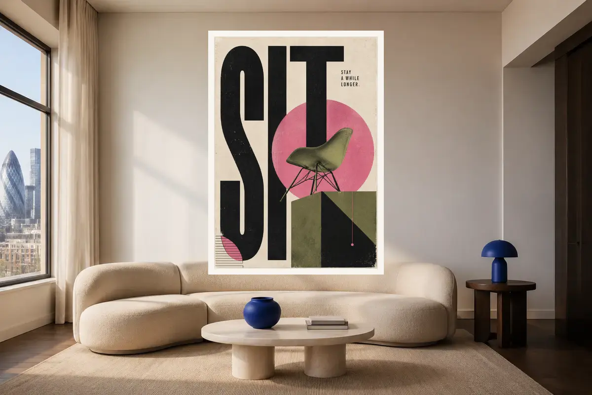 Stay Longer shown in a styled interior
