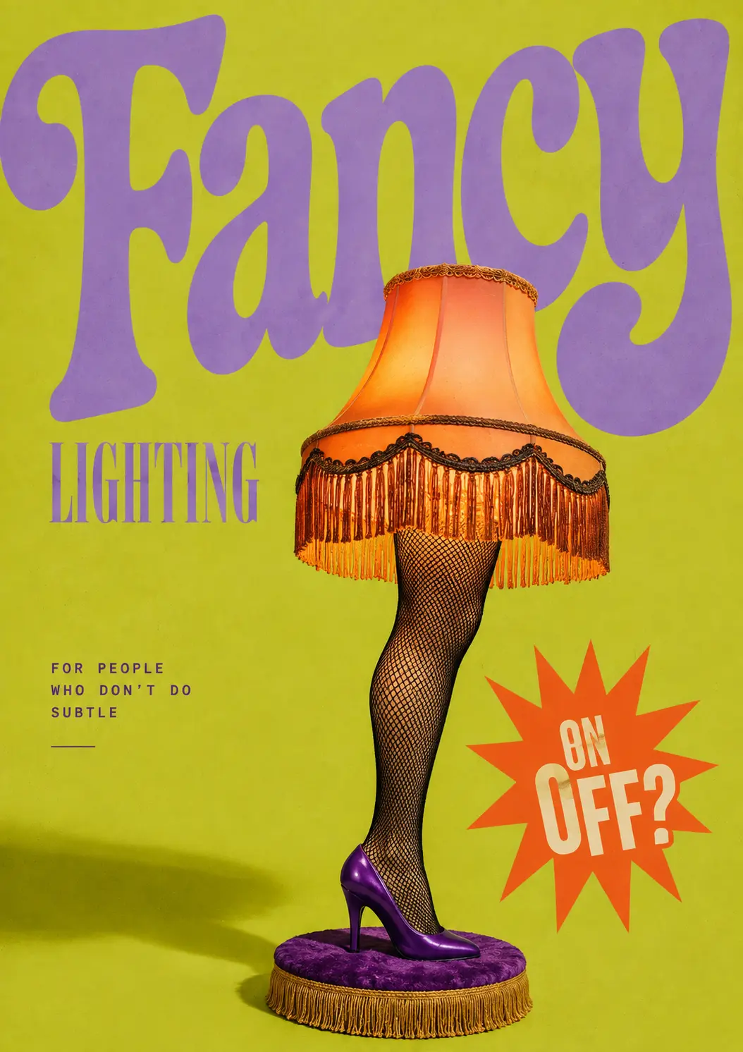 Fancy Lighting contemporary art print