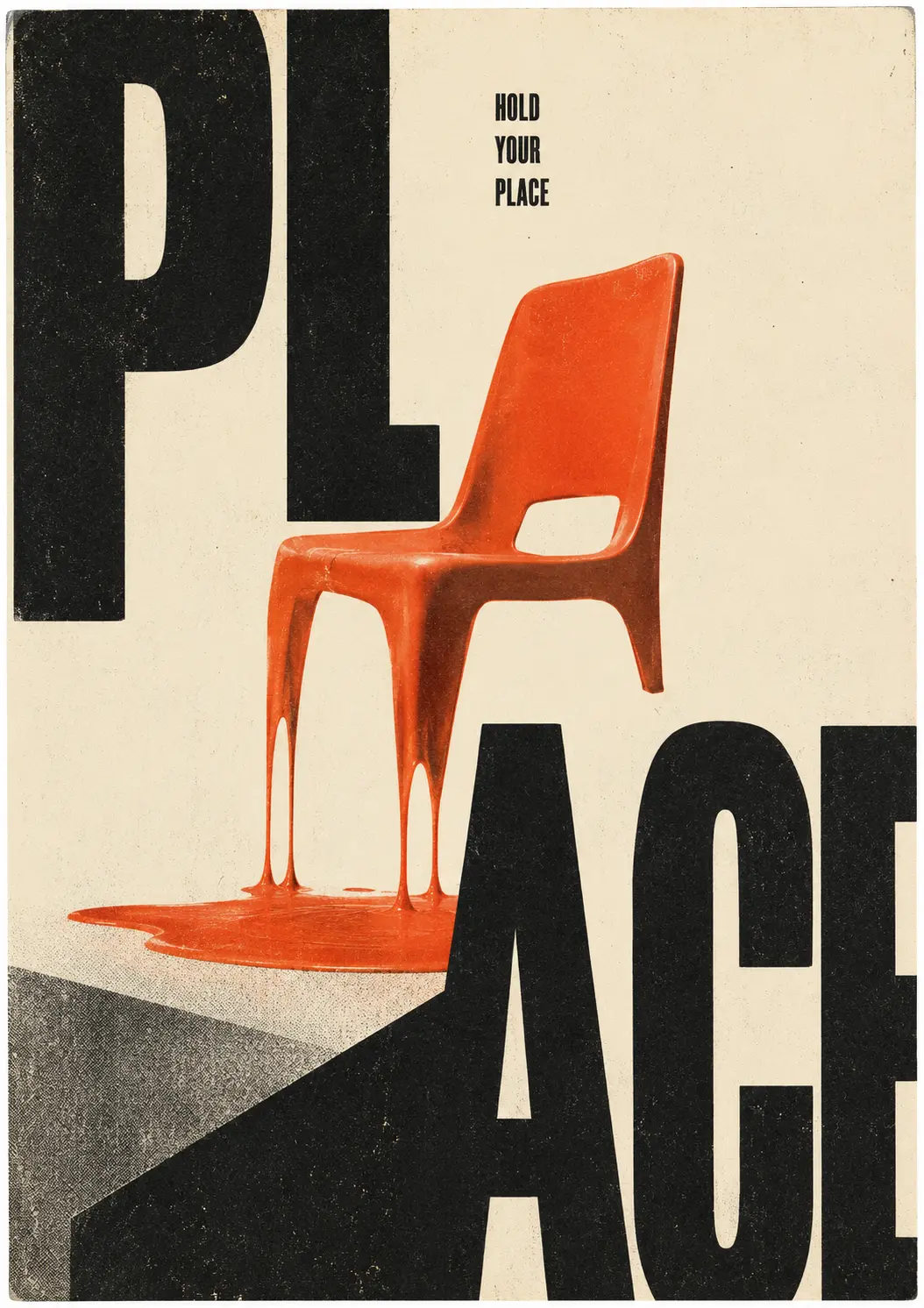 Place contemporary art print